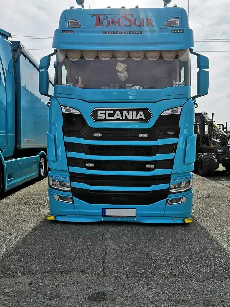 Kryt stěračů "květináč" laminát 19,5 cm Scania New generation