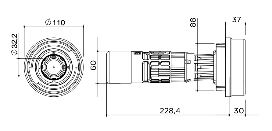 Zabezpečení nádrže proti krádeži paliva KOCKÒN 105 CL2 APEX - DAF, MAN, VOLVO, MERCEDES, IVECO, RENAULT