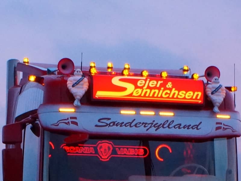 LED poziční světlo na střechu 24 V- Oranžové