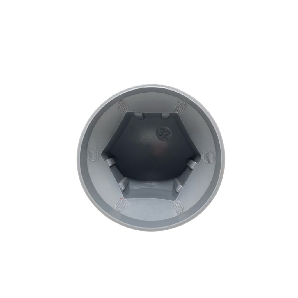 Plastová krytka matic šedá ABS plast 4 cm - 32 mm