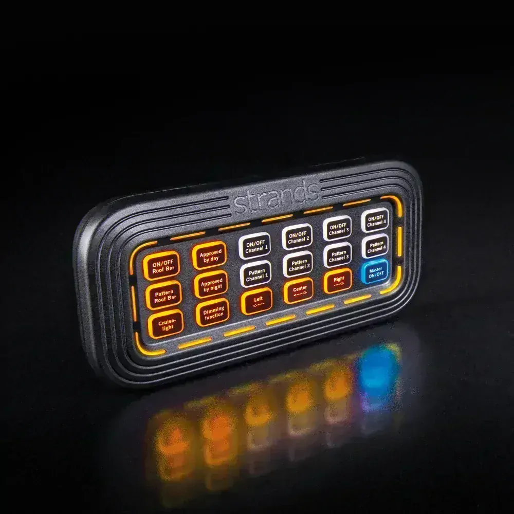 Bezdrátový ovladač Strands Cruise Light 10-35V, 700W, ECE R10, IP67