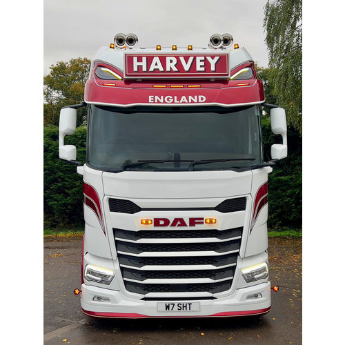 Sluneční clona DAF XF/XG/XG+ 37 cm na 5 pozičních světel