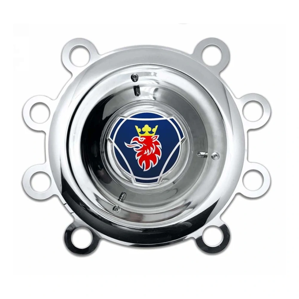 Nerezový kryt zadního náboje Scania 22,5 pro ocel a hliník disky