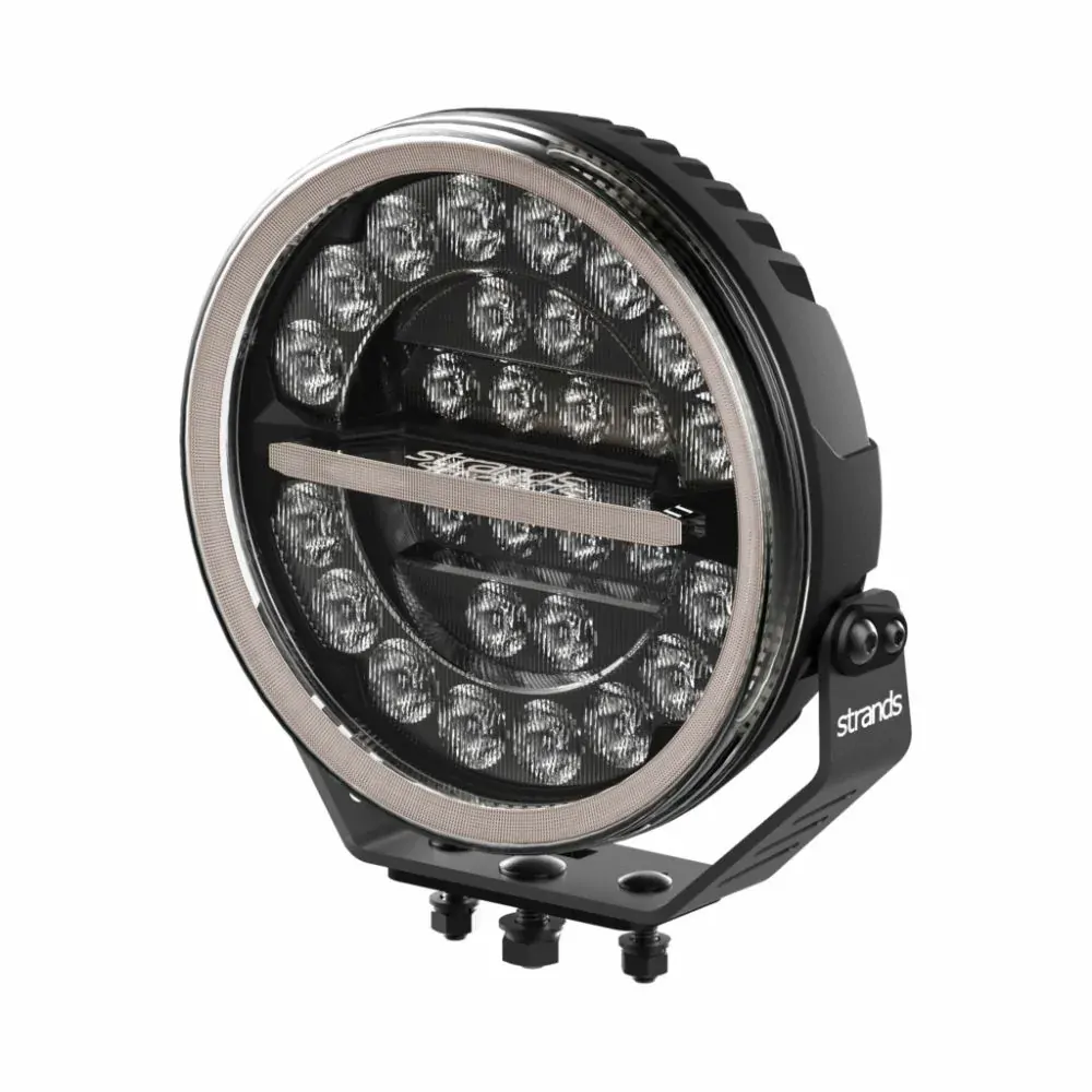 Led reflektor Strands Firefly 9", 220 mm, s pozičním světlem, 10-48V, 16800Lm, Černý