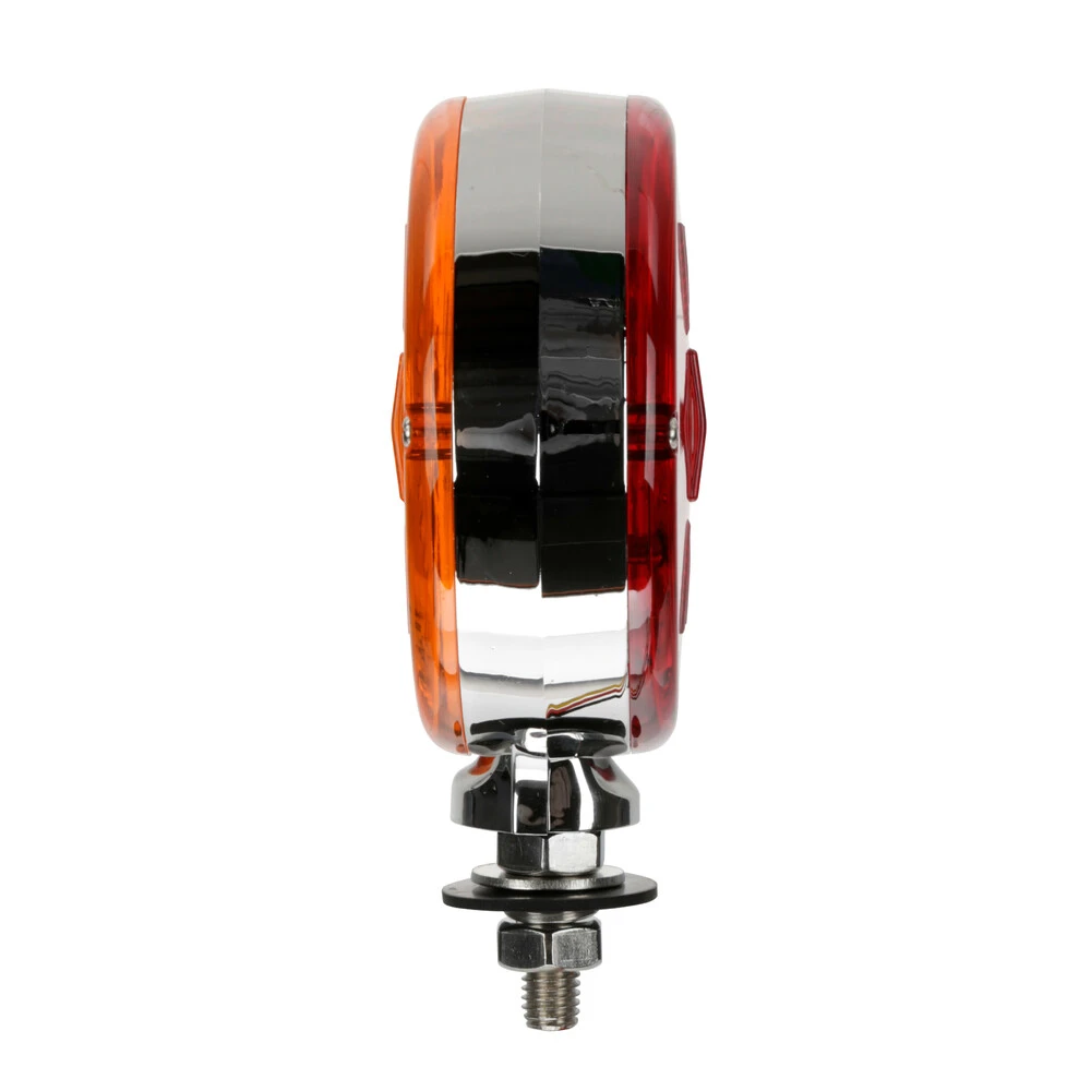 Světlo pod zrcátko Loki-Star / Myší uši, 54 LED světlo, dvojité funkce, 12/24V - červená/oranžová