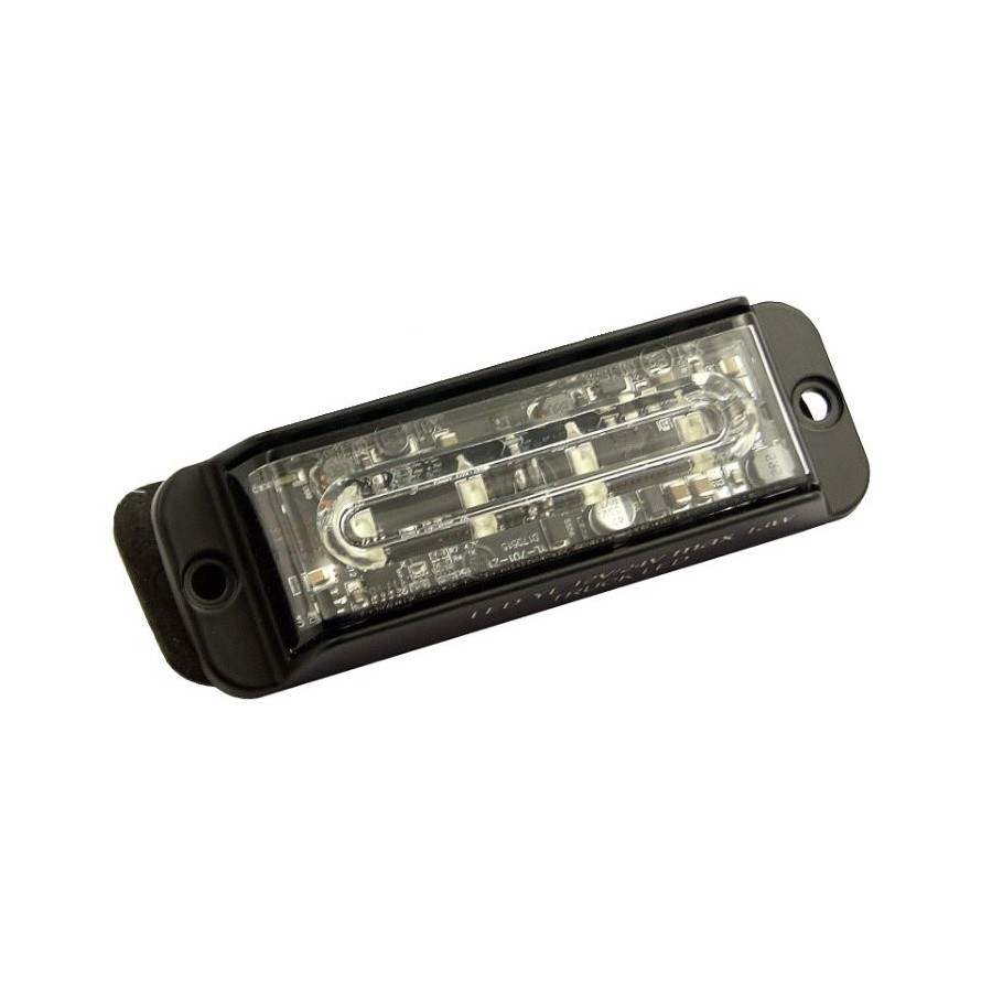 LED strobo světlo predátor 4xLED, 13W, 12/24V, ECE R10 R65 modrý