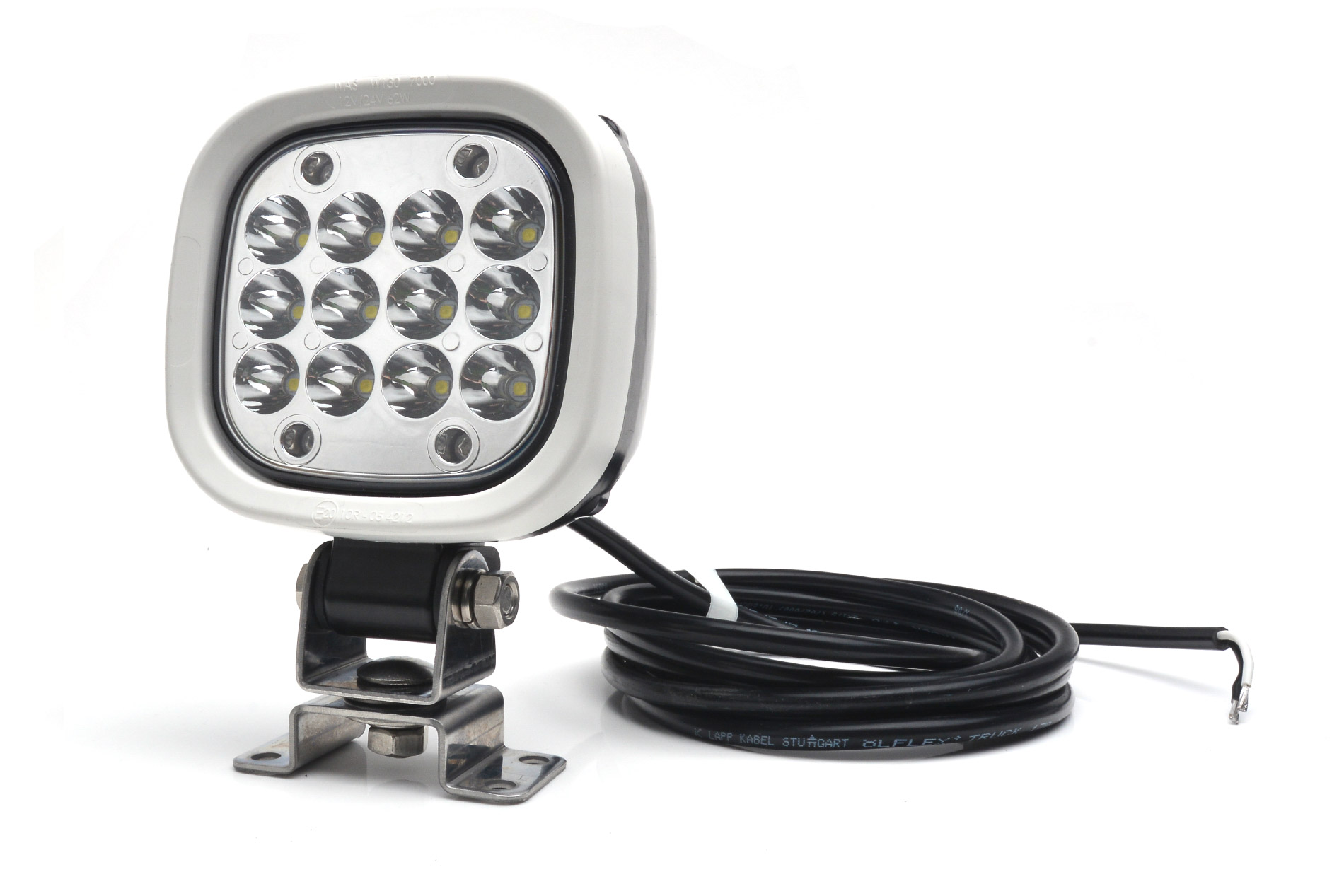 LED Pracovní lampa WAŚ, 12V-24V, ECE, IP 66/68, univerzální, bílá