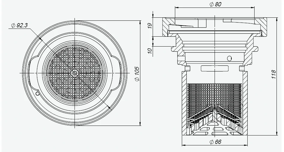 Zabezpečení nádrže ULTRAPlusPermanent nízkoprofilové vnější 80mm