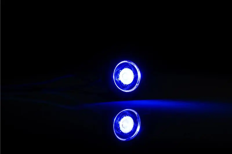Led poziční světlo kulaté FT-074 32mm, 12-36V- Modré