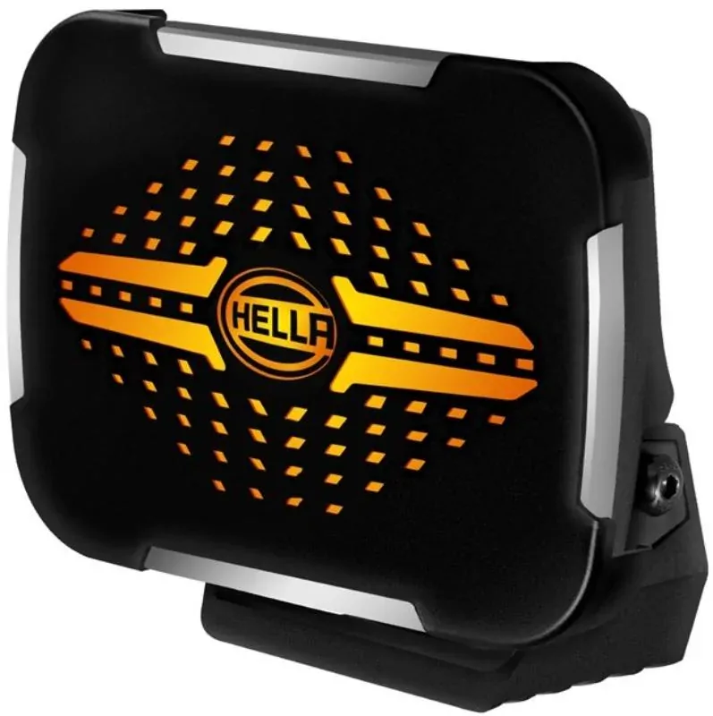 Reflektor Hella ValueFit Black Blade vzpřímený, 22,86cm. s oranžovou/bílou pozičkou, REF. 25, 36W, ECE, IP69k, 12/24V