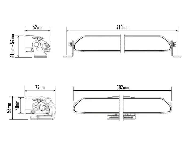 LED přídavné světlo 382mm, LAZER LINEAR-12, 4500Lm, 5000K, IP68