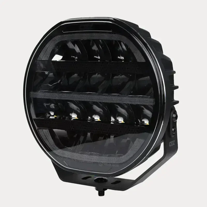 OZZ LED dálkový světlomet 177mm, s pozičním světlem, ECE-R10, ECE-R148, 12-24V, 7000lm, Černé