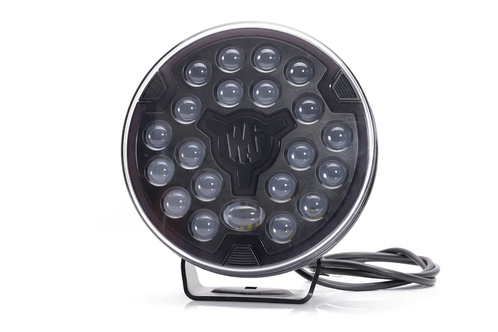 LED přídavný reflektor Waś 9" 228mm, s pozičním světlem, 12-24V, ECE