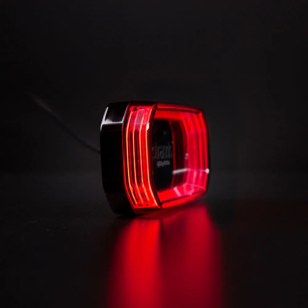 LED poziční světlo 116,5mm Strands FOR9T, 10-40V, 58LED, ECE R10, R148- červené