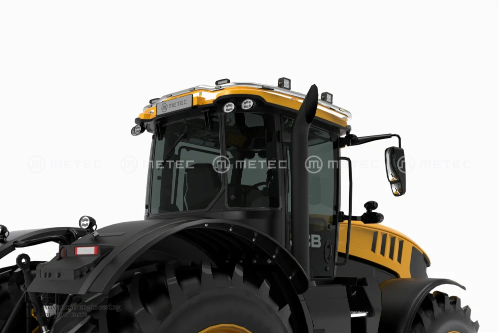 Střešní nerezový rám, 14 LED, pro JCB FASTRAC 16-