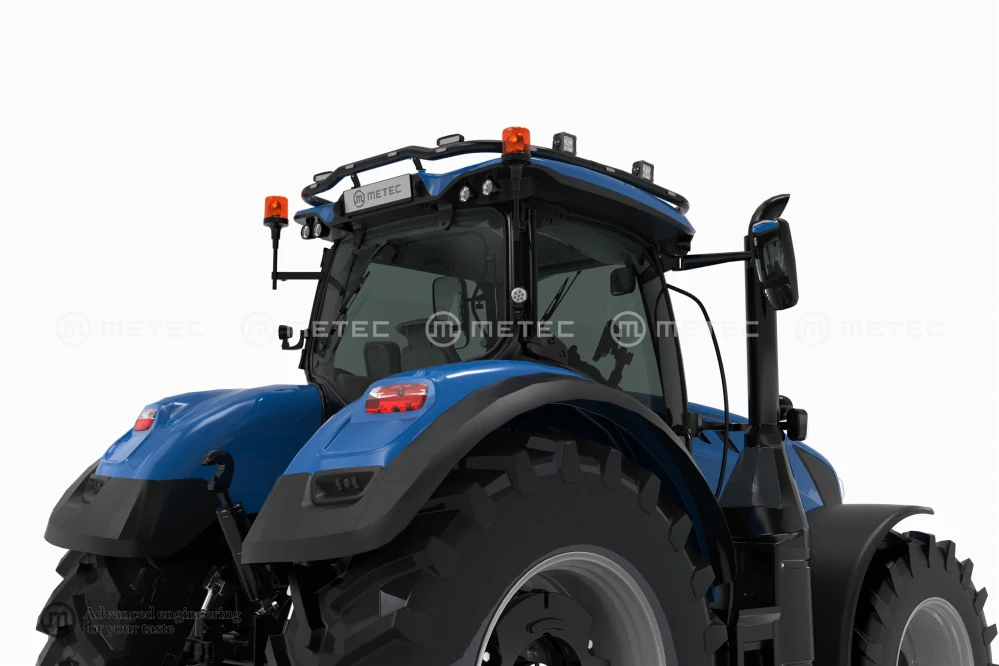 Střešní nerezový rám, 13 LED, pro NEW HOLLAND T7 19-. lakovaný