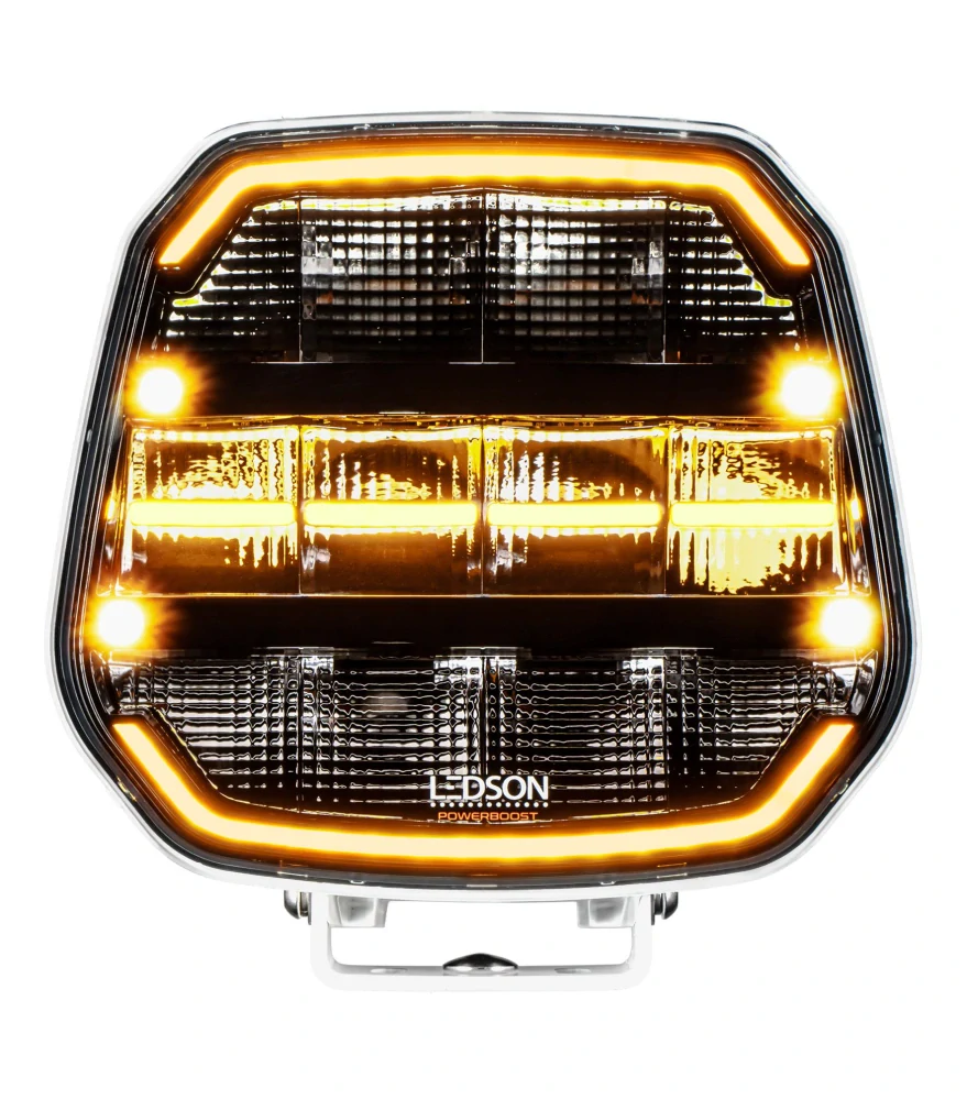 LED přídavný reflektor Ledson Epix9+ (228,6mm), s pozičním světlem, strobo, 9-36V, 180W- bílý