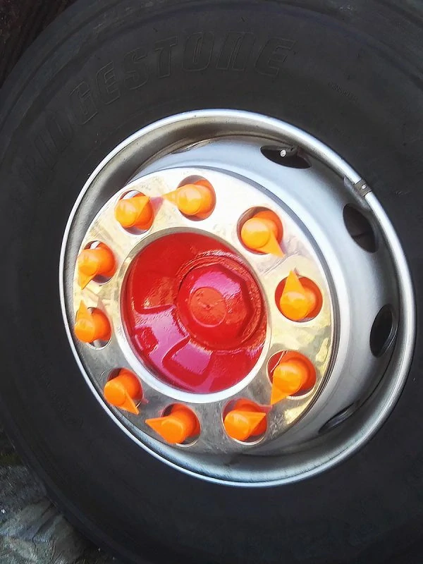 Indikátor povolení matic 33, vysoká 52mm, horní 10ks- Žlutý