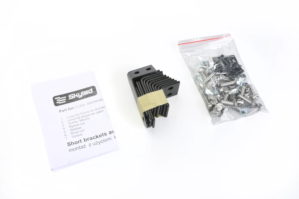 Montážní sada světelné reklamy na čelní stranu kabiny