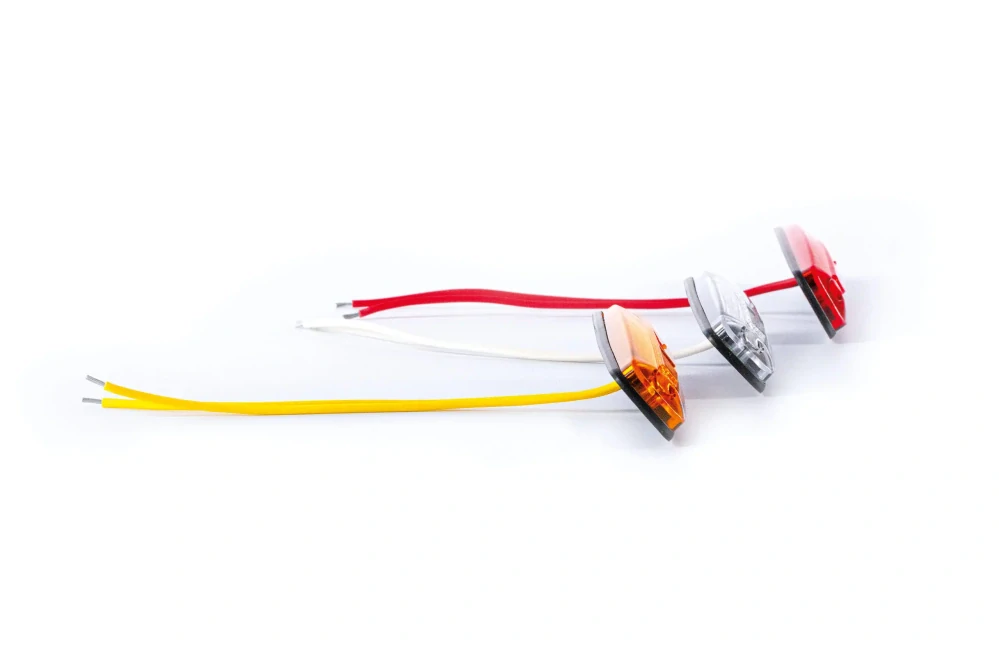 LED poziční světlo, 6LED, 12-36V- červené