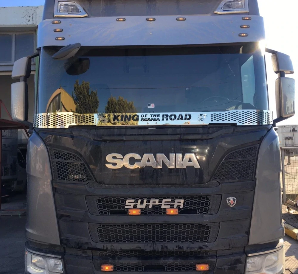 Nerezový kryt stěračů "květináč" Scania NTG 2017+