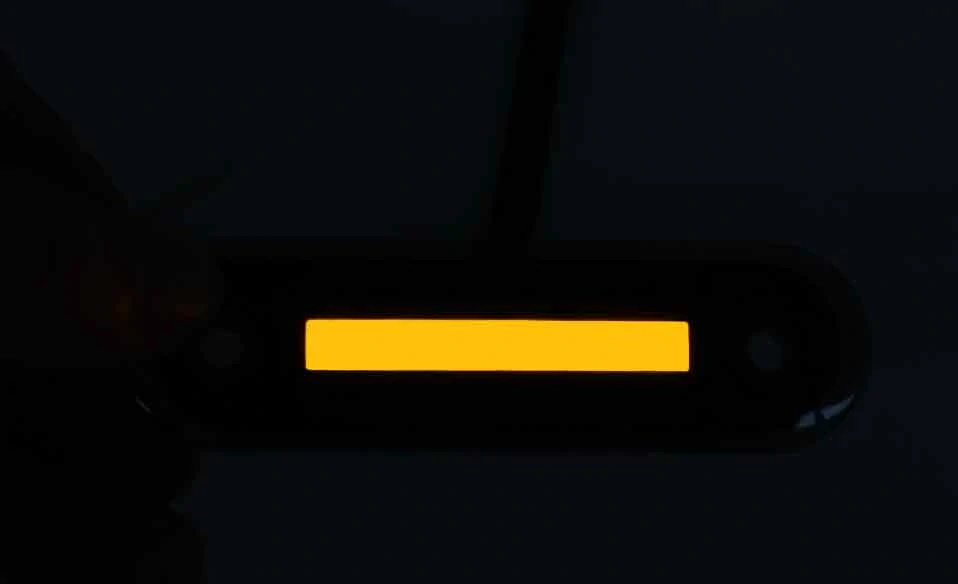 LED poziční světlo s technologií Light Guide, 12/24V, IP69K, ECE R10 - oranžové
