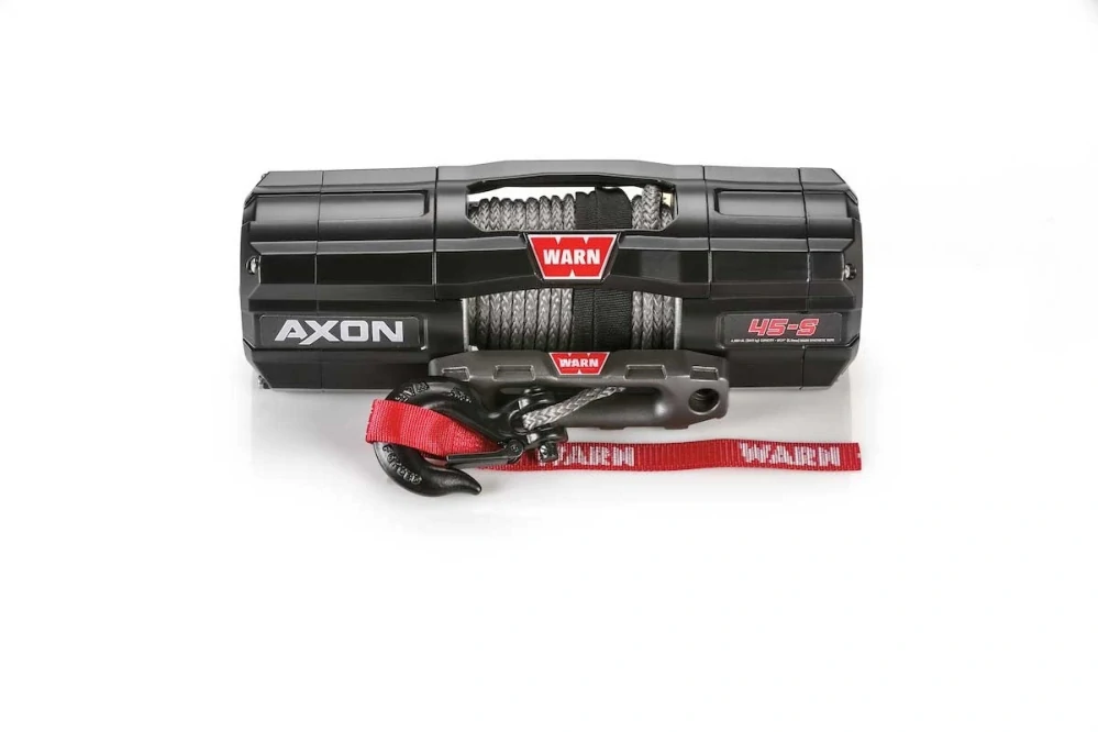 Naviják WARN Axon 45-S, 12V, pro ATV se syntetickým lanem