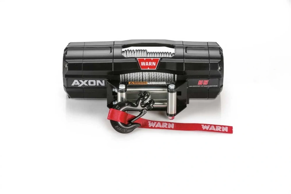 Naviják WARN Axon 55, 12V, pro ATV s ocelovým lanem