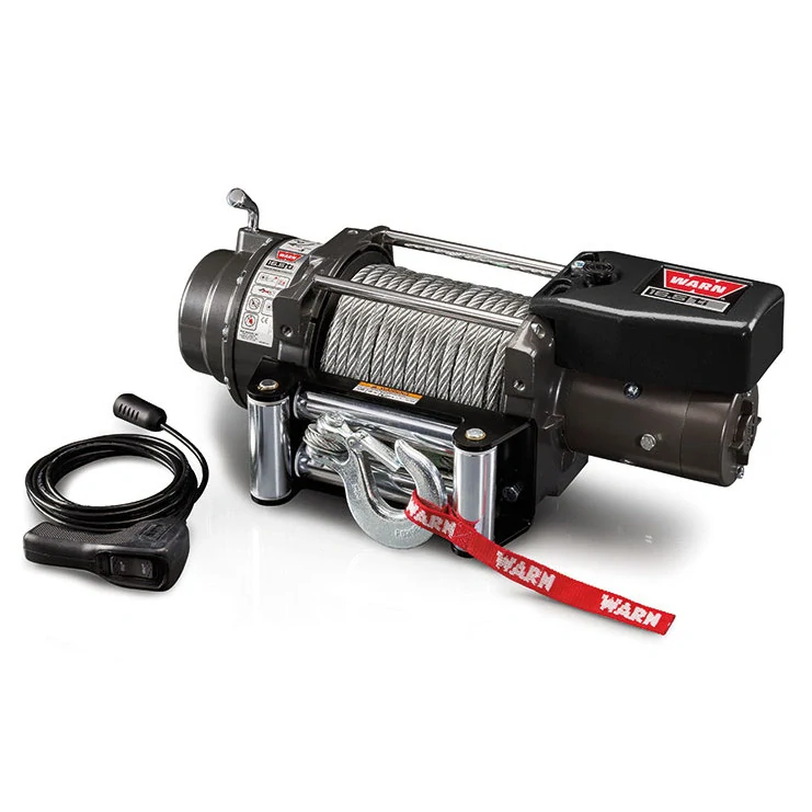 Naviják WARN CE-16.5ti, 12V s kabelovým ovladačem, ocelové lano