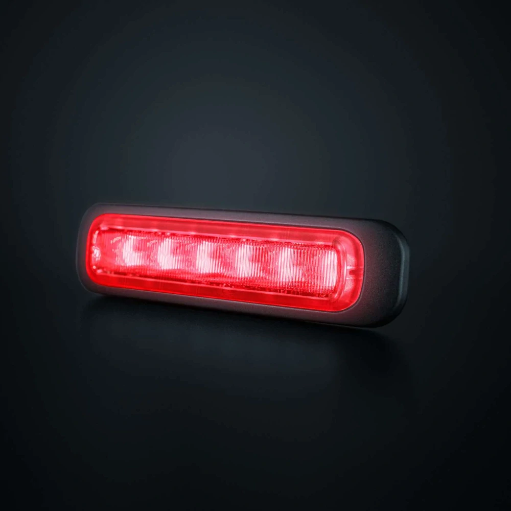 Výstražné světlo Strands Dark Knight, 6LED, 10-32V, 10W, ECE R10 - červené