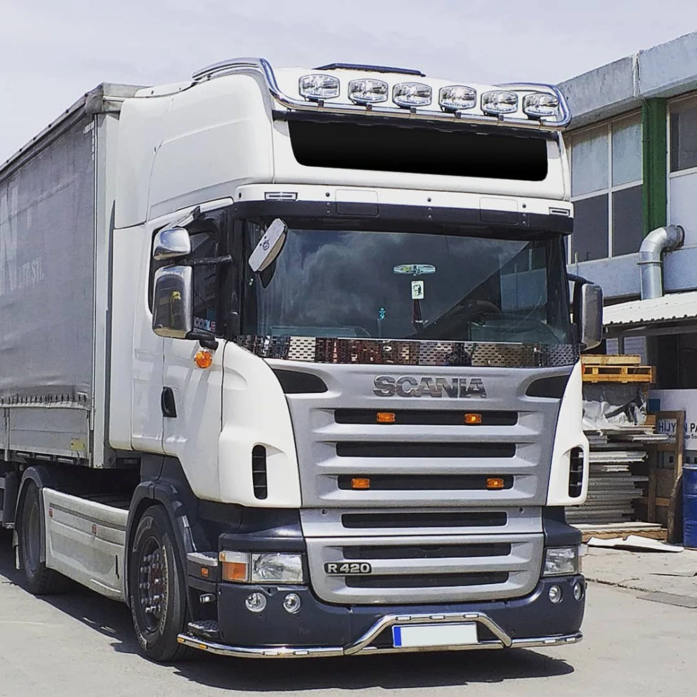 Střešní nerezová rampa long Scania R Topline 09 - 16
