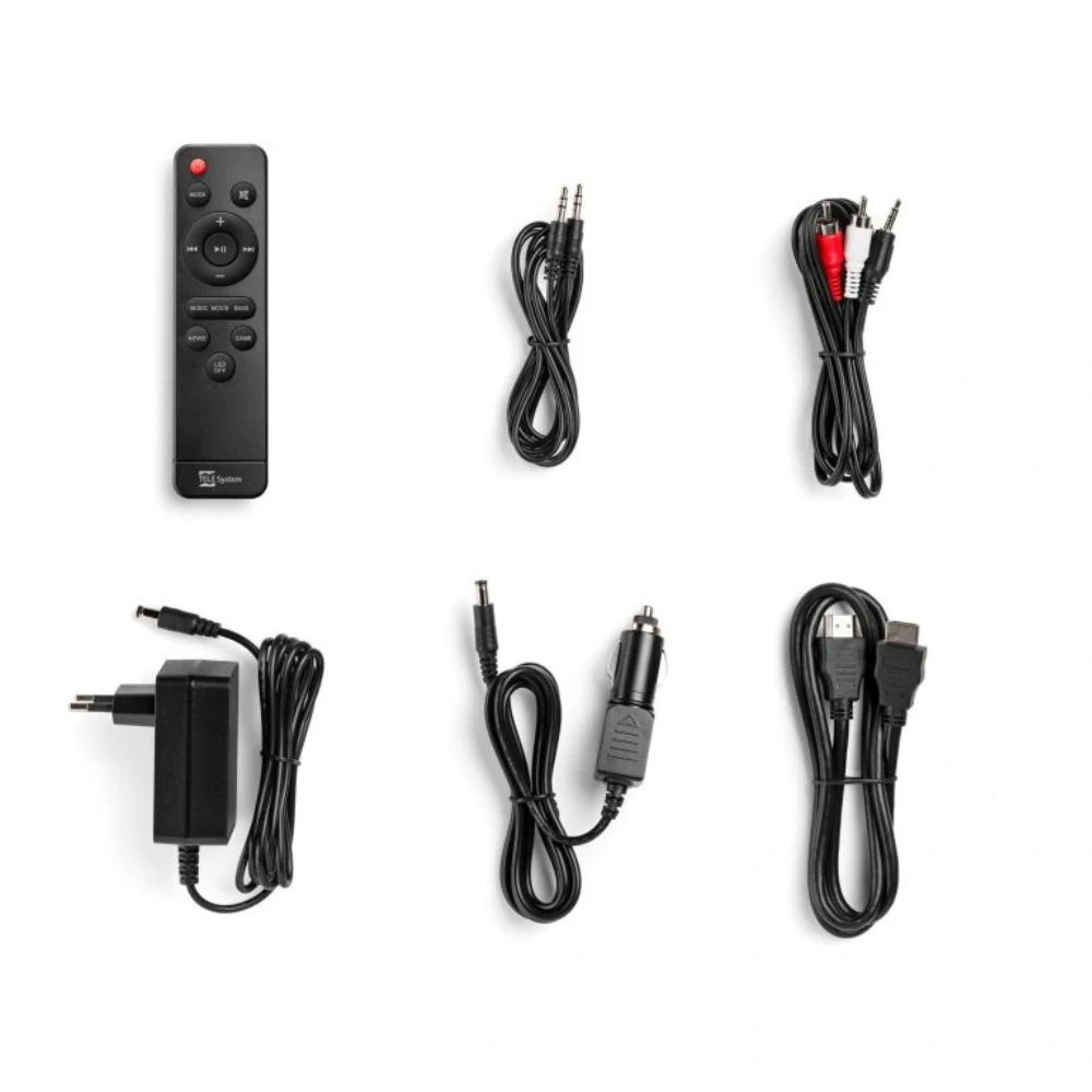 Telesystem Soundbar 2.0 12V, 230V, 30W, HDMI, Bluetooth, Aux