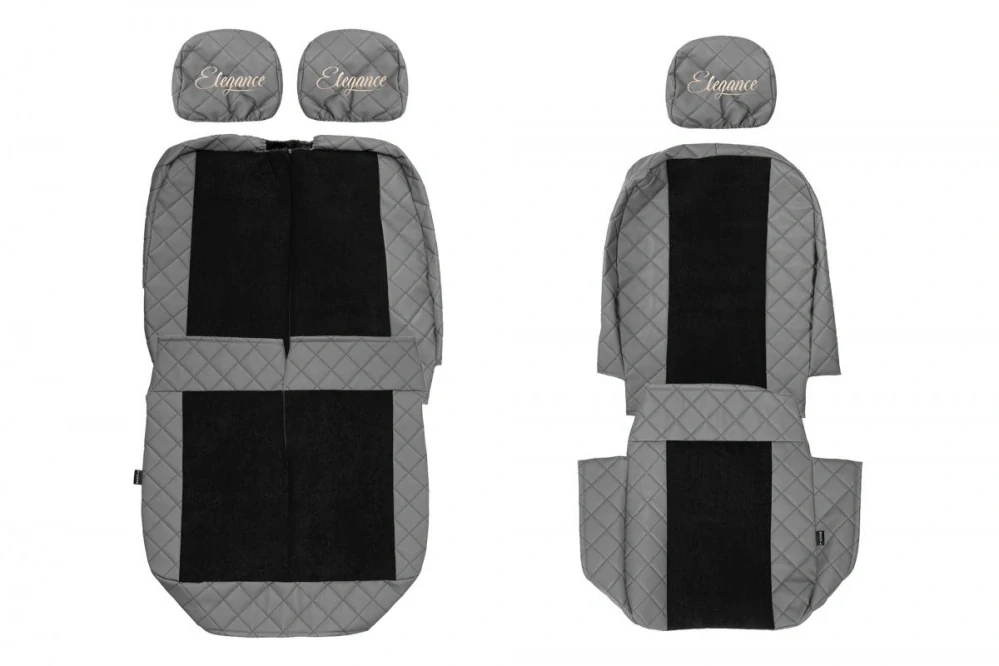Potahy sedadel (1+2) - Elegance Q, RENAULT TRAFIC II (01.2001-02.2014) & OPEL VIVARO I (01.2001-02.2014) & NISSAN PRIMASTAR (01.2001-02.2014) - Dvojité sedadlo spolujezdce 1+2
