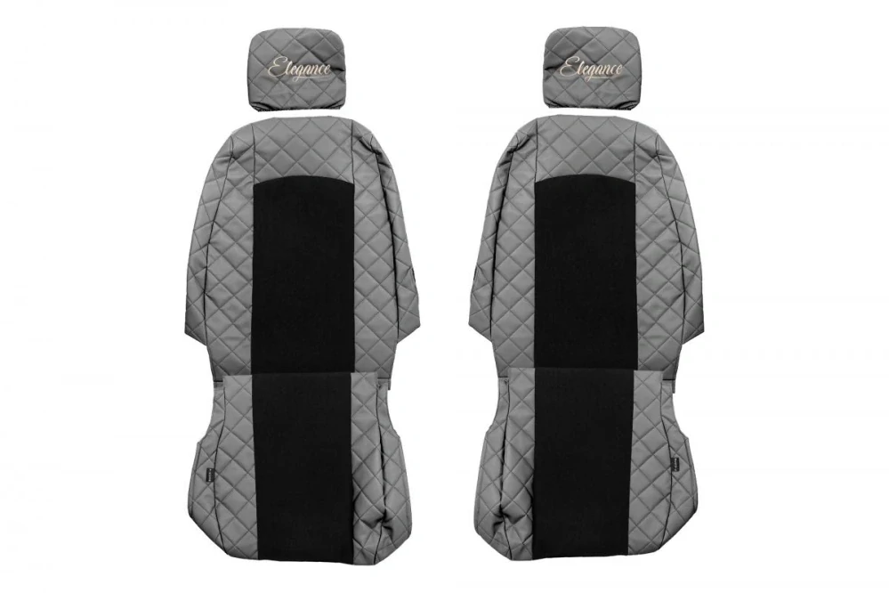 Potahy sedadel (1+1) - Elegance Q, MERCEDES SPRINTER II (01.2006-12.2017) & VOLKSWAGEN CRAFTER I (01.2006-12.2016) - Sedadlo pro jednoho cestujícího 1+1