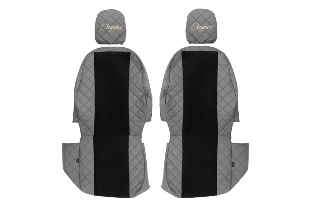 Potahy sedadel (1+1) - Elegance Q, FIAT DUCATO III (01.2014-12.2023) & PEUGEOT BOXER III (01.2014-12.2023) & CITROEN JUMPER III (01.2014-12.2023) - Sedadlo pro jednoho cestujícího 1+1