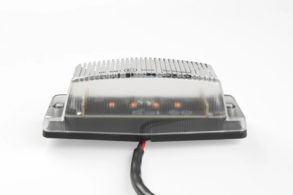 Double Burner SKYLED 24V oranžové světlo, čiré sklo 8 LED