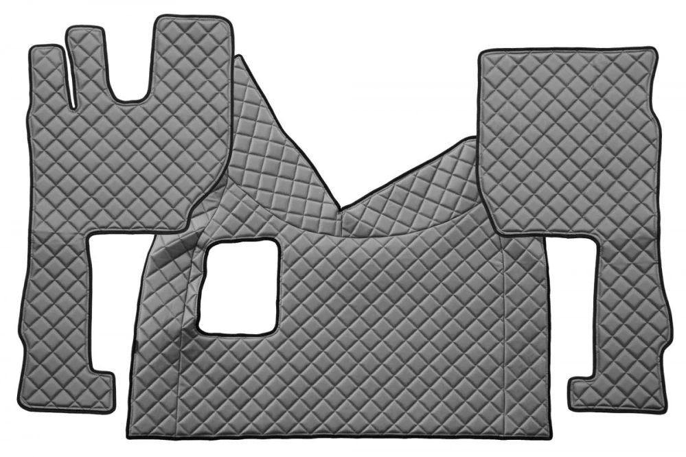 Celoplošné podlahové rohože - prošívané ECO-Leather, VOLVO FH 4 (2013-) - manuální převodovka