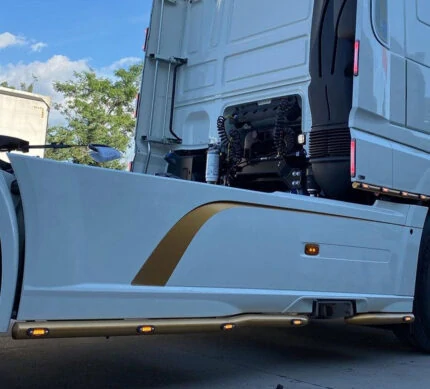Boční nerezové rámy 10 LED, Daf XF106 Facelift