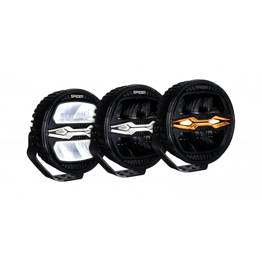LED přídavný světlomet X-Spider Ninja L3442, kulatý, 100W, IP69K