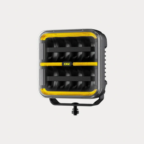 OZZ SQR 7" Dálkový světlomet 177,8mm, s pozičním světlem, strobo, 14000lm, 9-32V, ECE R10, 160W, černé