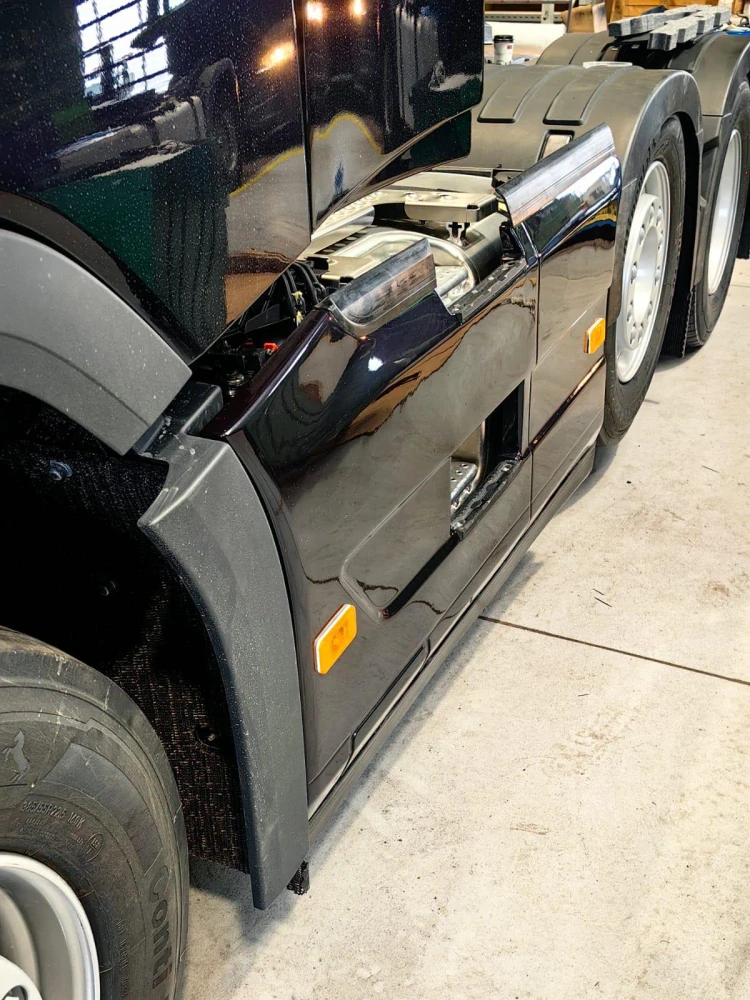 Mezinápravové spoilery 6x4 rozvor 2850 a 3200mm, Volvo FH4/FH5 a FH AERO LowDeck
