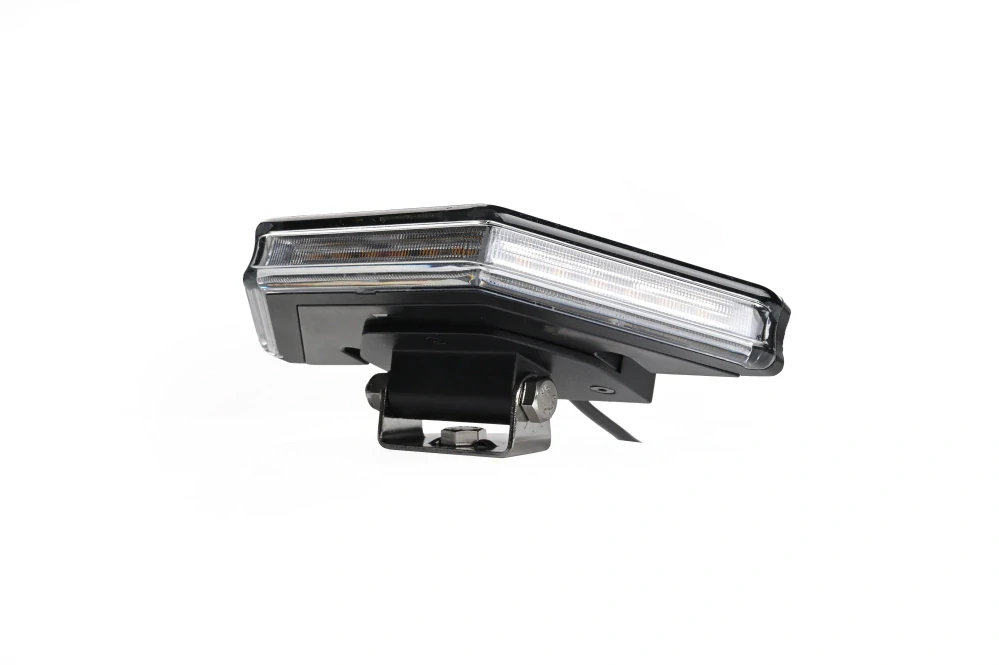 Rohové výstražné světlo Skyled 196x104 mm, 18LED, ECE R10, R65 - oranžové