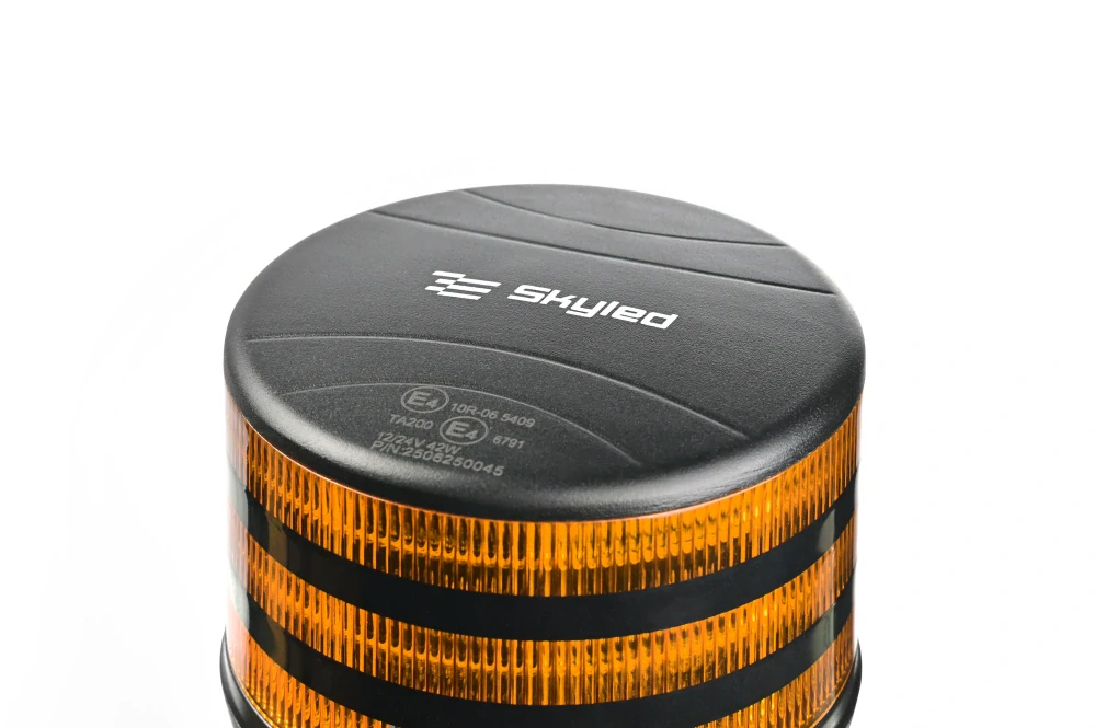 LED maják Skyled Bee na čep, 101,8mm, 10-30V, ECE R65 - oranožový