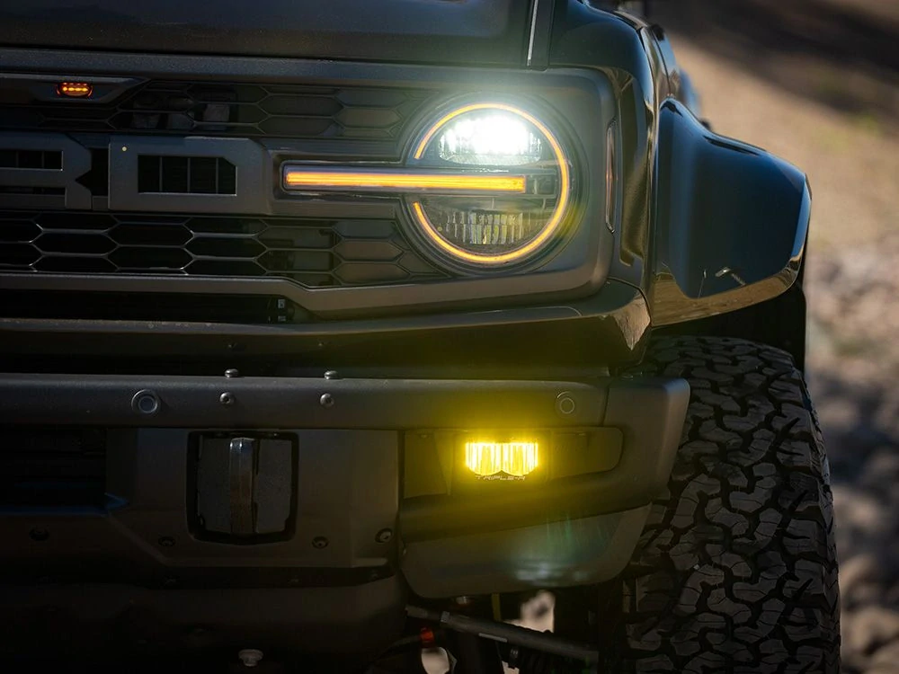 Sada mlhových/dálkových světel Lazer, Ford Bronco (2021+) s originálními mlhovkami, Carbon-2