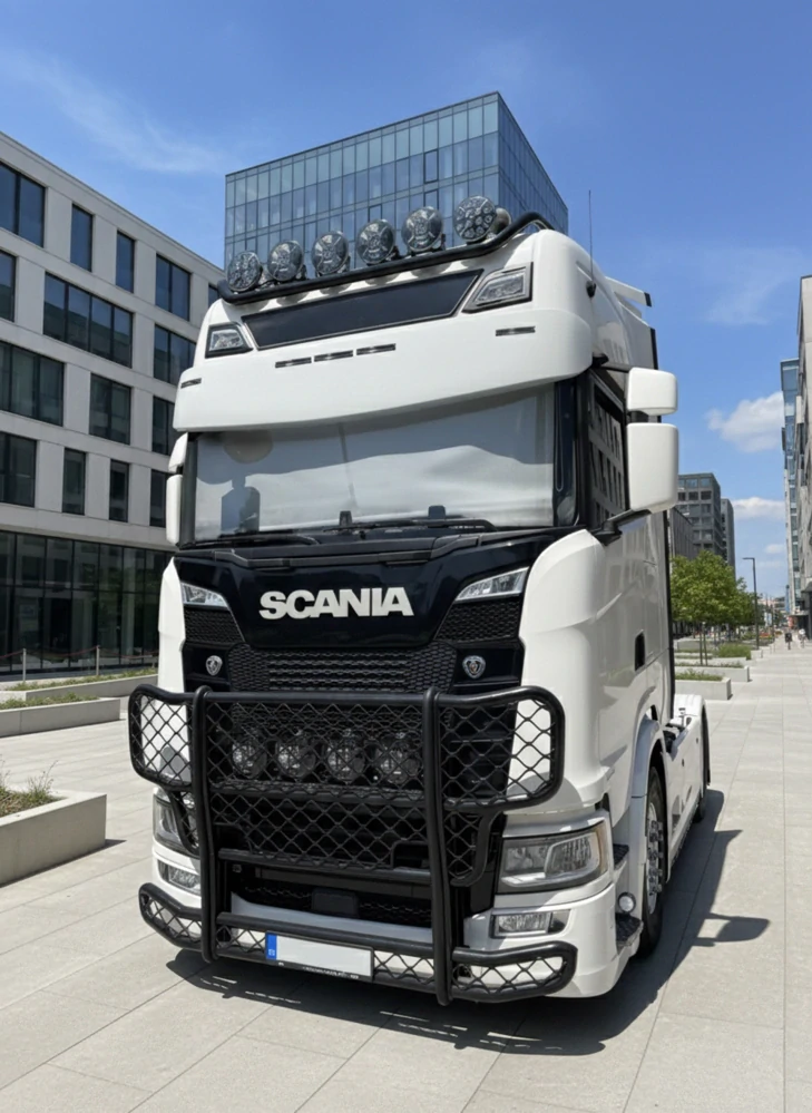 Sluneční clona TK prohnutá Scania NTG 2017+, hloubka 39cm