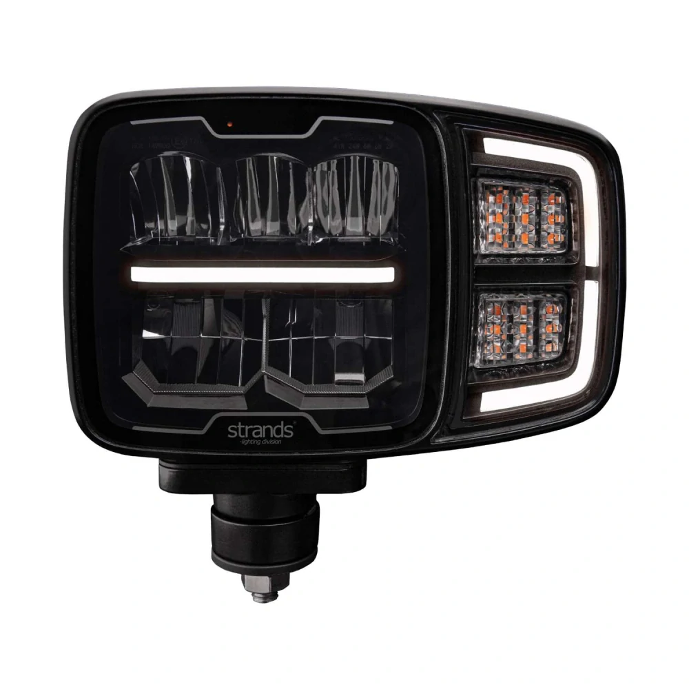 Kombinované LED světlo pro pluh, traktor, bagr Strands Siberia Hi-Lo s vyhřivanou čočkou, 10-32V, 85W - levé