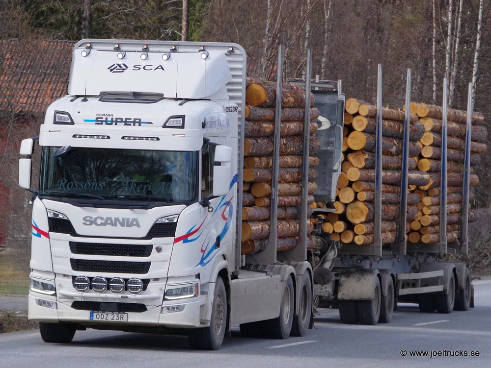 Sluneční clona s 2x linear-18 Scania New Gen S/R 30cm hluboká