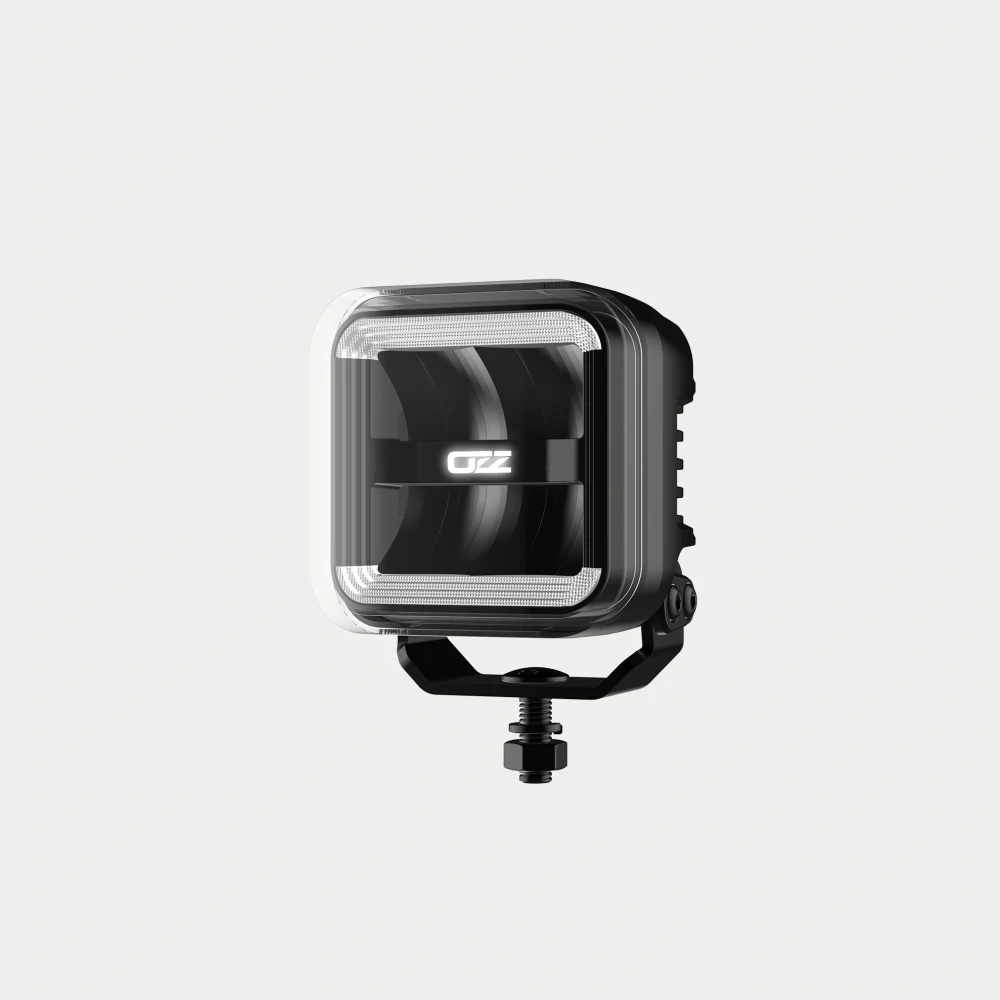 Přídavný reflektor OZZ SQR 3" (76,4mm), poziční světlo, 10-32V, 3500lm, 50W, ECE R148, R149 - černá