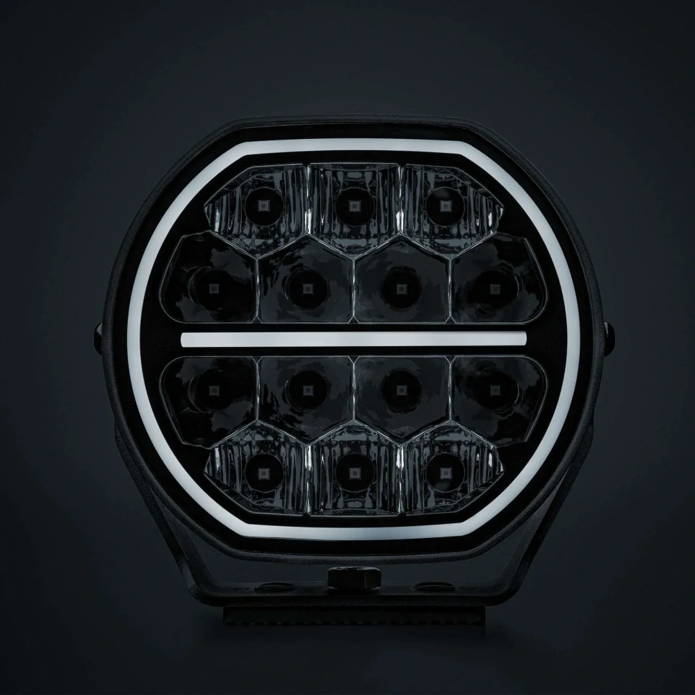 LED reflektor Strands Big energy 2.0 7", s pozičním světlem, 10-32V, 105W, 10000lm, černý
