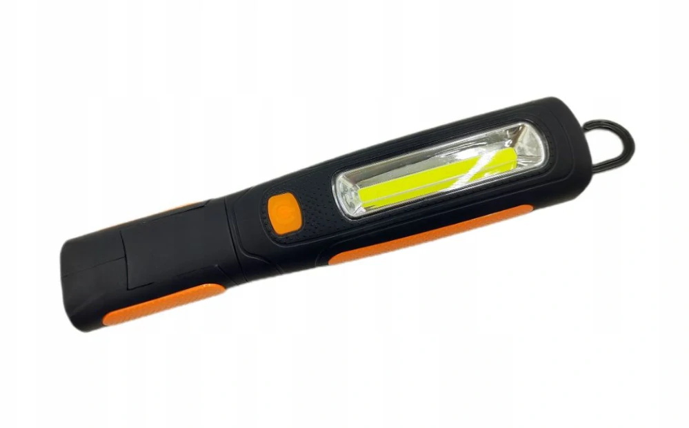 Dílenská lampa COB+LED s háčkem a magnetem, nabíjecí, 800mAh